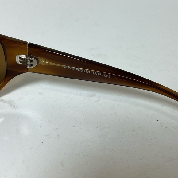 NWT Oliver Peoples Montana Polarized Horn Tortoise Brown Japan Unisex Sunglasses - Picture 13 of 15